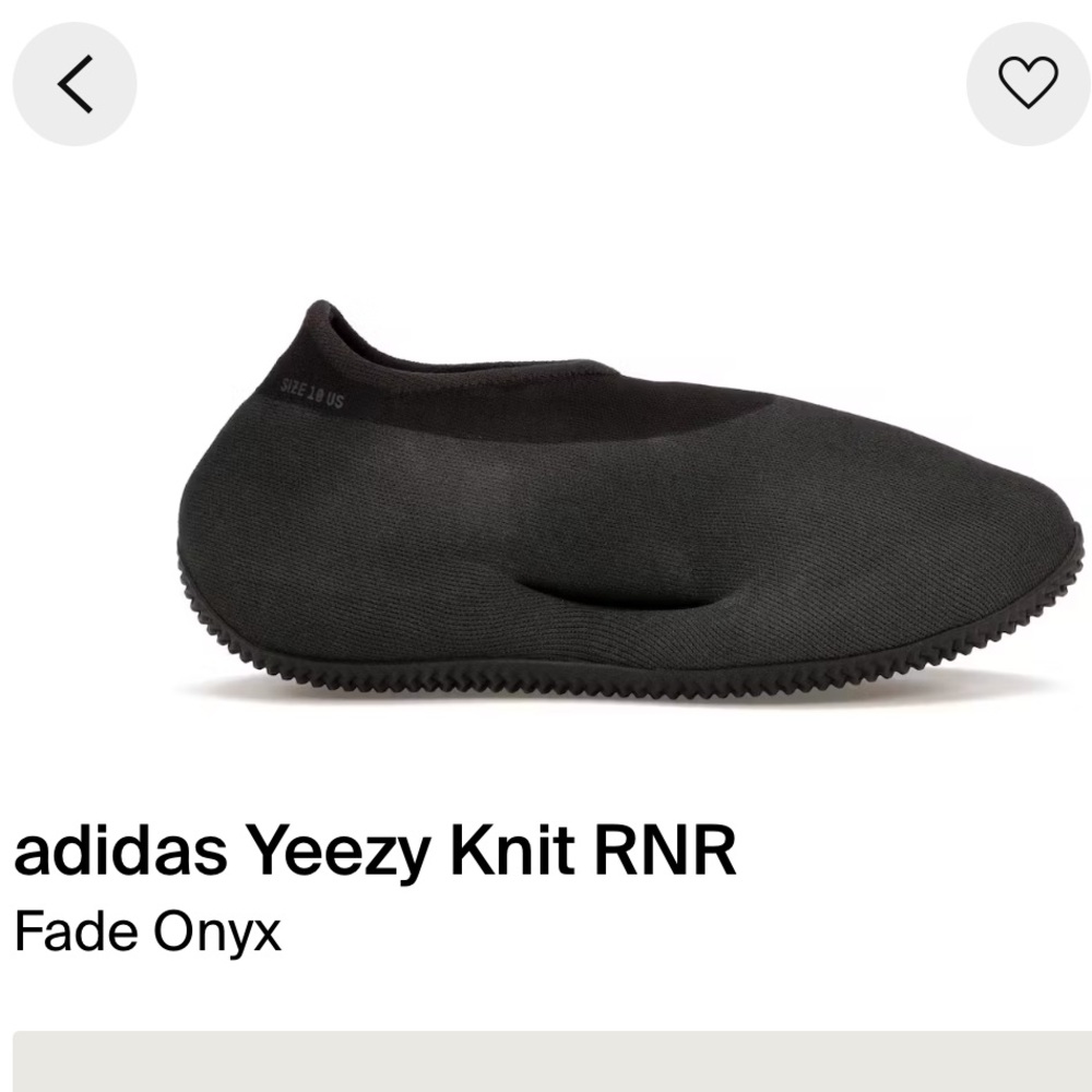 Yeezy Knit RNR Fade Onyx Black